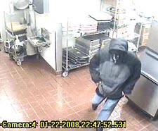 Photo from Popeye's camera of murder suspect