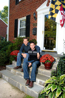 Jonathan and Eric in Forest Glen