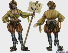 Character design from Fable 2
