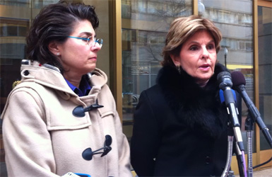 Rene Sandler and Gloria Allred