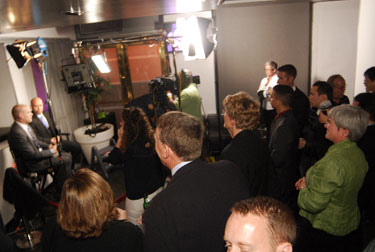 Josh Seefried and Lt. Col. Victor Fehrenbach (Ret.) appear on The Rachel Maddow Show as attendees at the Servicemembers Legal Defense Network event celebrating the repeal of ''Don't Ask, Don't Tell.''