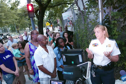Chief Cathy Lanier (right)
