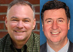 Tim Kaine and George Allen