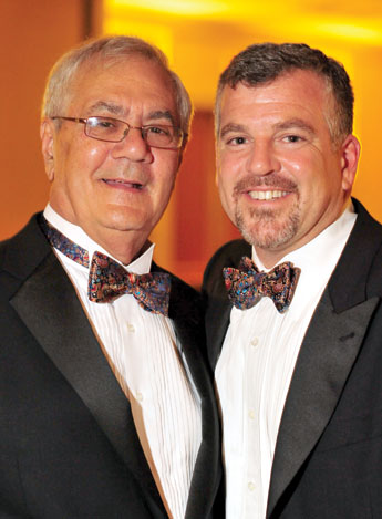 Barney Frank and his new husband, Jim