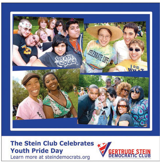 The Stein Club Celebrates Youth Pride Day - http://www.steindemocrats.org