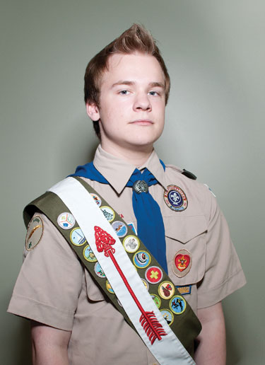 Boy Scout Pascal Tessier