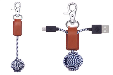 Native Union Power Link Knot USB Keychain