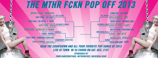 Pop off yr rnd 2013 bracket 1