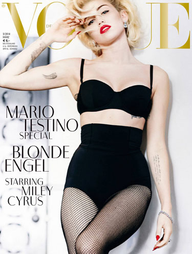 Miley Cyrus Vogue cover Miley Cyrus Vogue cover