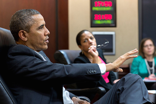 Photo: President Barack Obama and National Security Advisor Susan Rice. Credit: Official White House Photo by Pete Souza.