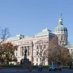 Indiana State Capitol building (Photo: Diego Delso, via Wikimedia Commons).