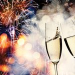 New Year's Eve champagne glasses