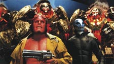 Perlman (front) in Hellboy II