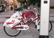 SmartBike DC's U Street location at Reeves Municipal Building