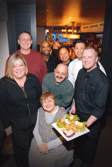 (Clockwise from center) Annie Kaylor, Leigh Hendricks, Paul Katinas, David Terry, Raul de Guzman, Adam Ocon, Bill Cooper and Mano