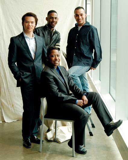2009 Next Generation Awardees: (clockwise from left) Hoang, Wilson, Ramirez, Bell
