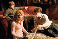 Grint, Watson and Radcliffe in 'Harry Potter and the Half-Blood Prince'