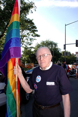 Frank Kameny at Pride Parade 2009