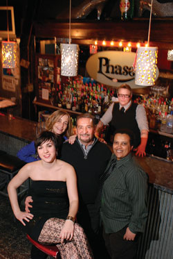 Clockwise from left: Jewel Murray, Amy Hutchinson, Allen Carroll, Angela Lombardi and Senait