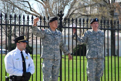 Dan Choi (left) and James Pietrangelo II