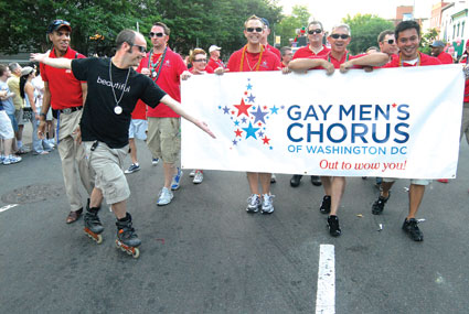 Gay Men's Chorus of Washington, DC in the Capital Pride Parade