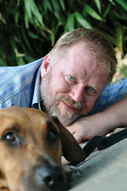 Chip Wells photographed by Todd Franson outside the National Zoo on Monday, June 28, 2010