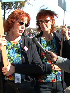 Participants at the Rally to Restore Sanity on the National Mall in DC