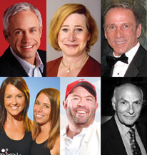 Glen Ackerman; Dana Beyer; Randy Griffin; Meghann Novinskie and Kim Rosenberg; Brent Minor; and Michael Kahn