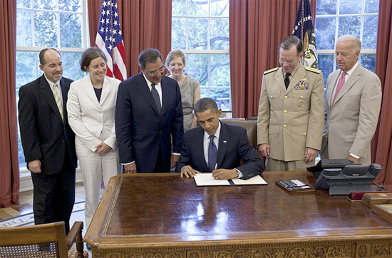 President Obama signs certification for DADT repeal