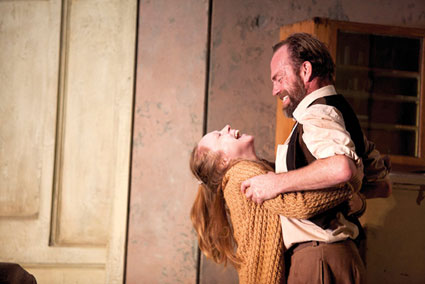 Hugo Weaving with Hayley McElhinney as Sonya in UncleVanya