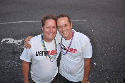 Gary Teter (l) with Dennis Havrilla at the 2010 Capital Pride Parade