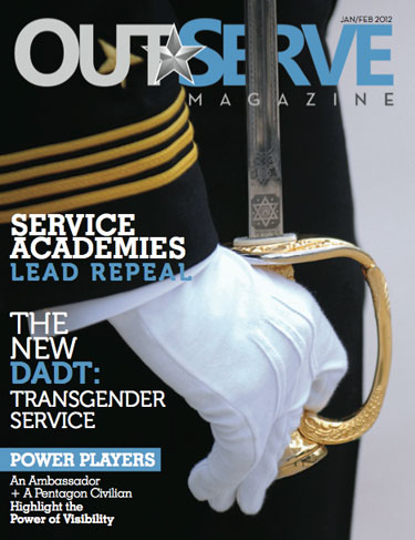 OutServe Magazine cover, Jan/Feb 2012
