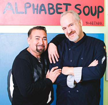 Chef Art Smith (right)