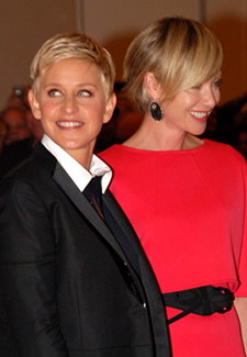 Ellen Degeneres and Portia de Rossi