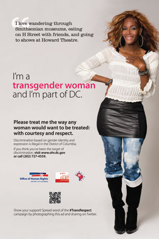 Kisha: DC's Transgender respect campaign