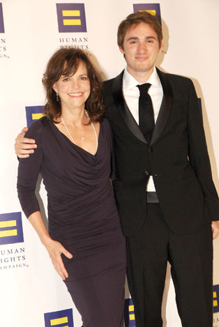 Sally Field and her son Sam