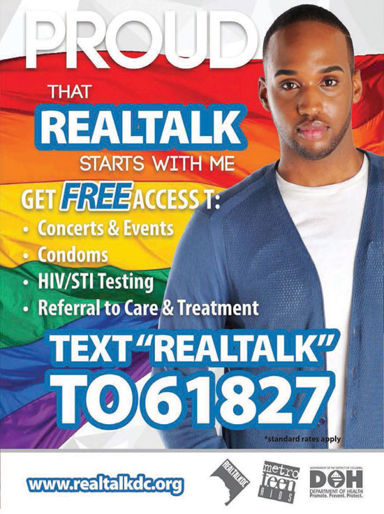 RealTalkDC.org -- Text ''REALTALK'' to 61827