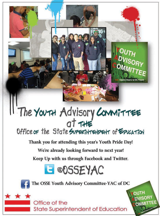 Youth Advisory Committee at the Office of the State Superintendent of Education - Twitter @OSSEYAC