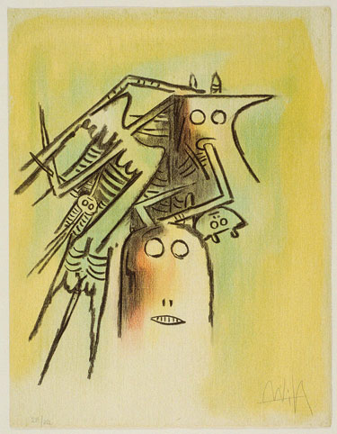 ''Untitled'' by Wilfredo Lam