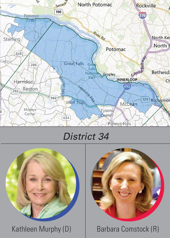 District 34: Murphy, Comstock