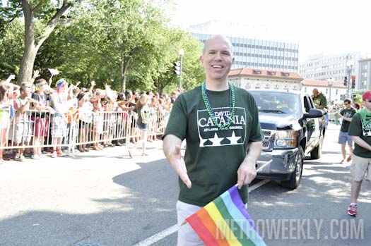 Councilmember David Catania (I-At Large) at the 2013 Pride Parade