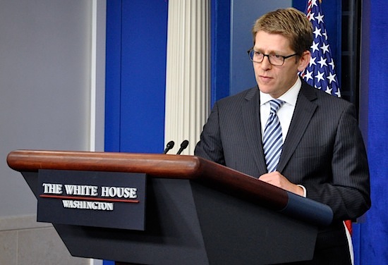 061313WhiteHousePressRoom-Jay Carney TF0677.JPG