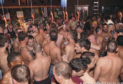 Retro Scene: Shirtless Men Drink Free #4