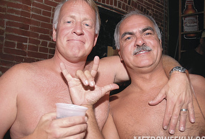 Retro Scene: Shirtless Men Drink Free #7