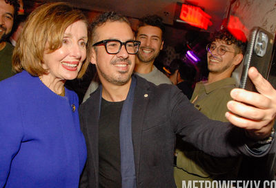 Speaker Emerita Nancy Pelosi visits Little Gay Pub #34