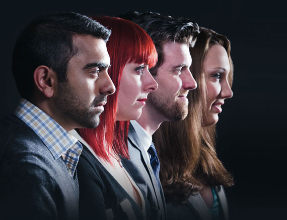 The Next Generation Awards 2014: Hassan Naveed, Desiree Raught, Carl Streed, Sarah McBride and Photo by Julian Vankim