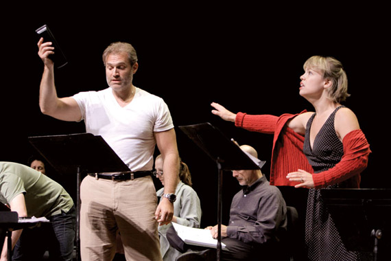 Page to Stage Festival: Marc Kudisch and Erin Weaver Photo by Carol Pratt