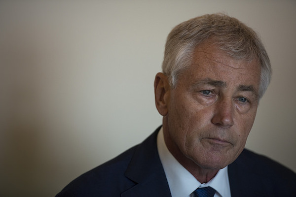 Photo: Chuck Hagel. Credit: DoD photo by Petty Officer 2nd Class Sean Hurt.