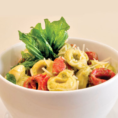 Ravioles de Fromage au Basilic Photo by Rob Shelley National Gallery of Art Garden Cafe