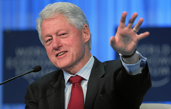 Photo: Bill Clinton. Credit: World Economic Forum/flickr.